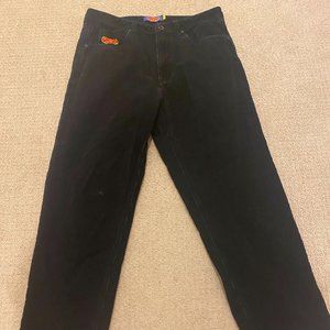 Emprye Skate Black Corduroy Loose Fit Pants